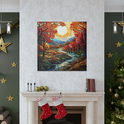 "Riverside Serenity" Wall Art - Weave Got Gifts - Unique Gifts You Won’t Find Anywhere Else!