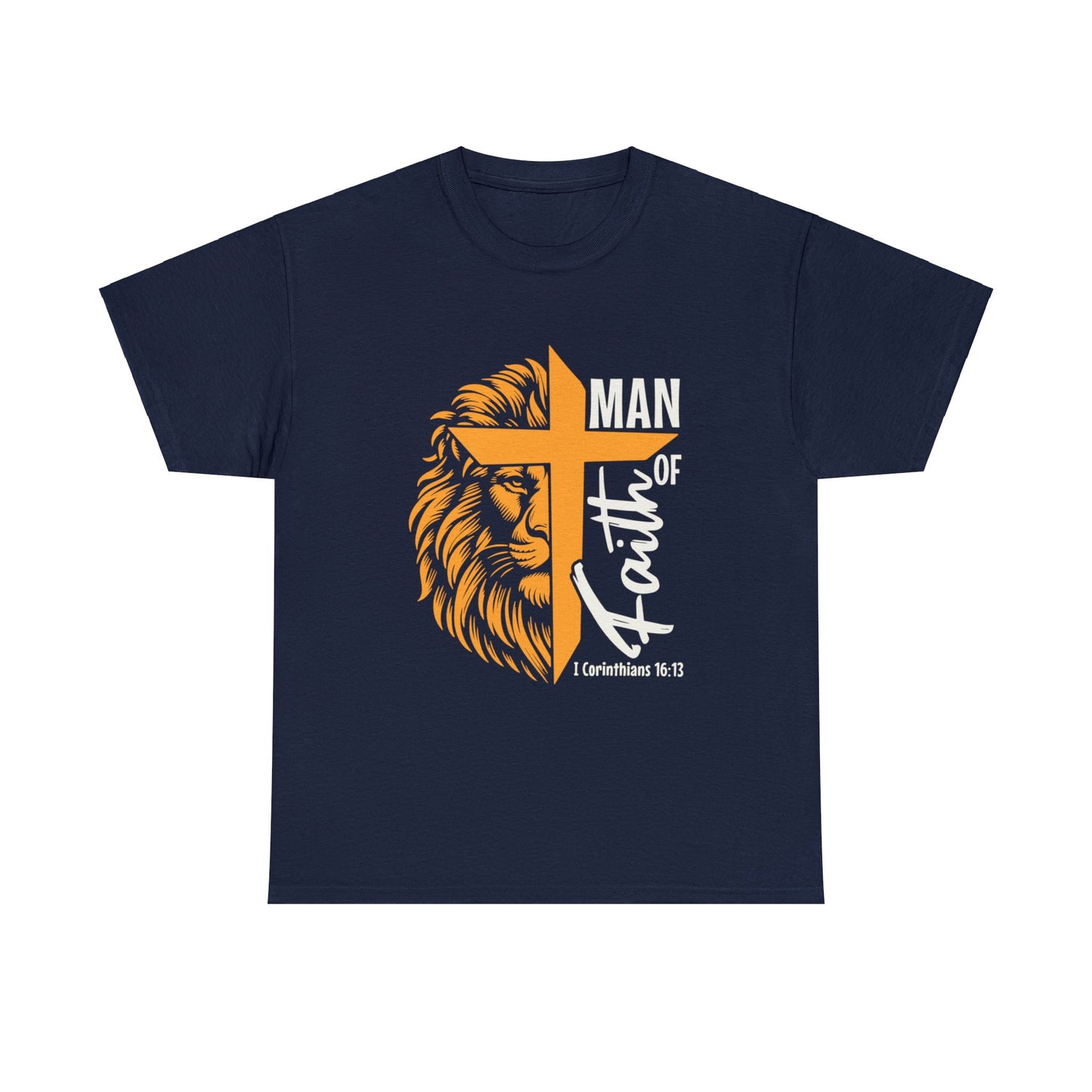 "Man Of Faith" T-Shirt - Weave Got Gifts - Unique Gifts You Won’t Find Anywhere Else!