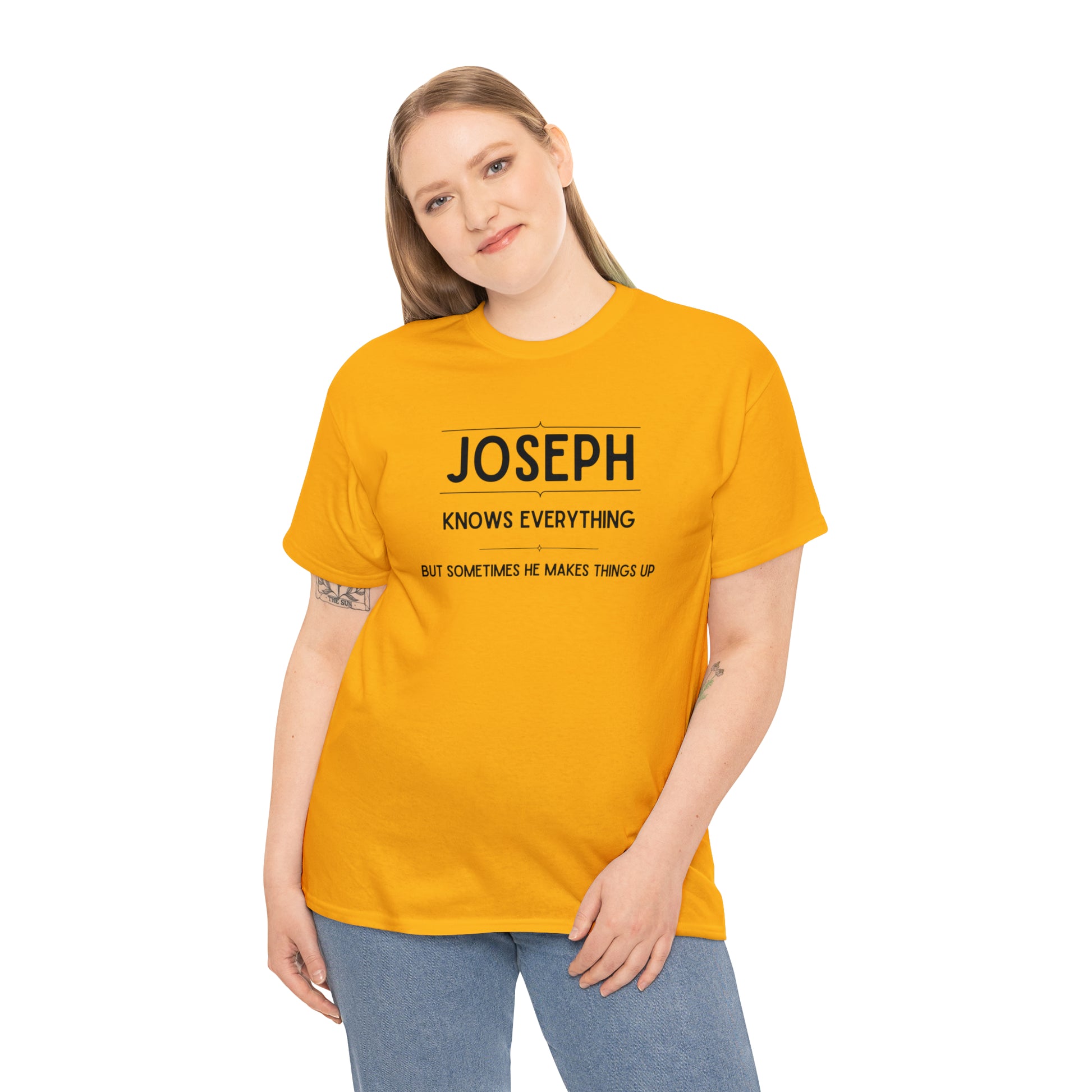 "Joseph Knows Everything" T-Shirt - Weave Got Gifts - Unique Gifts You Won’t Find Anywhere Else!