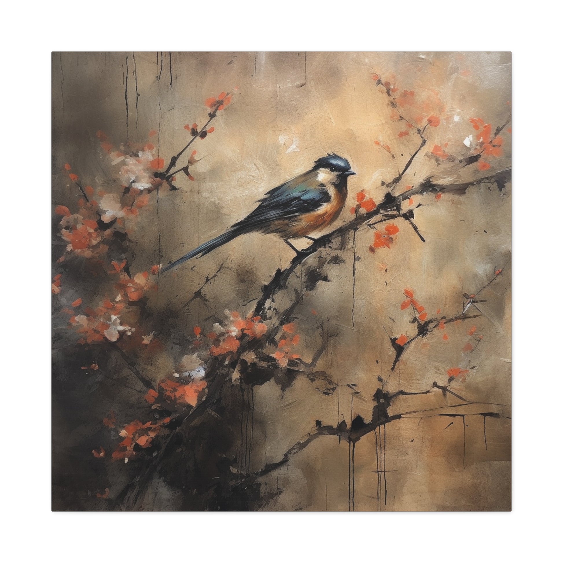 "Bird In Nature Wabi Sabi" Wall Art - Weave Got Gifts - Unique Gifts You Won’t Find Anywhere Else!