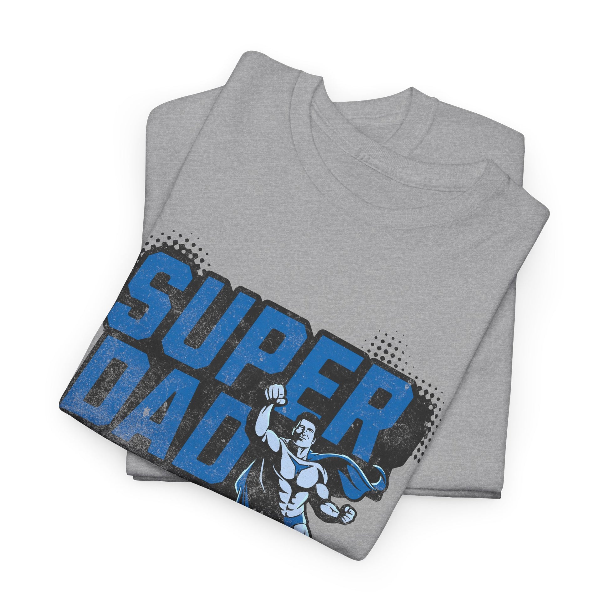 bold super dad t-shirt vintage print

