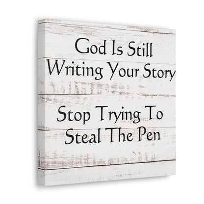 "God Is Still Writing Your Story" Wall Art - Weave Got Gifts - Unique Gifts You Won’t Find Anywhere Else!