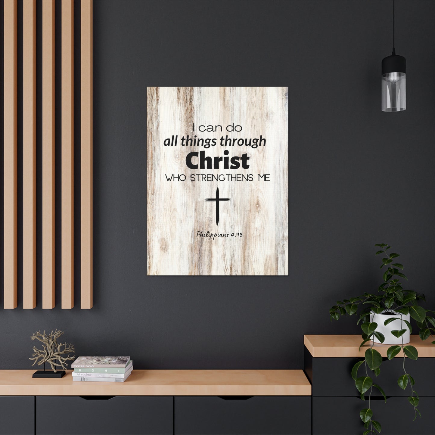 "I Can Do All Things Through Christ" Wall Print - Weave Got Gifts - Unique Gifts You Won’t Find Anywhere Else!