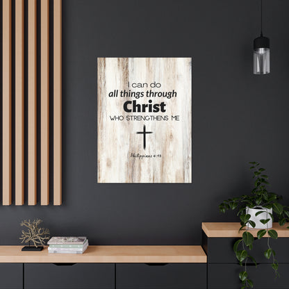 "I Can Do All Things Through Christ" Wall Print - Weave Got Gifts - Unique Gifts You Won’t Find Anywhere Else!
