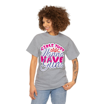 "Girl Just Wanna Have Guns" T-Shirt - Weave Got Gifts - Unique Gifts You Won’t Find Anywhere Else!