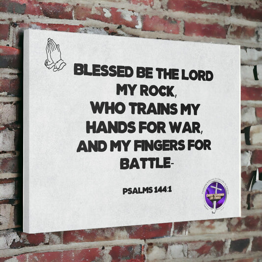 Personalized Psalm Canvas – Custom Bible Verse Wall Art