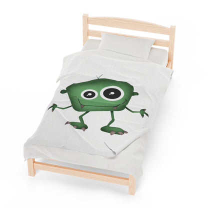 "Green Monster" Plush Blanket - Weave Got Gifts - Unique Gifts You Won’t Find Anywhere Else!
