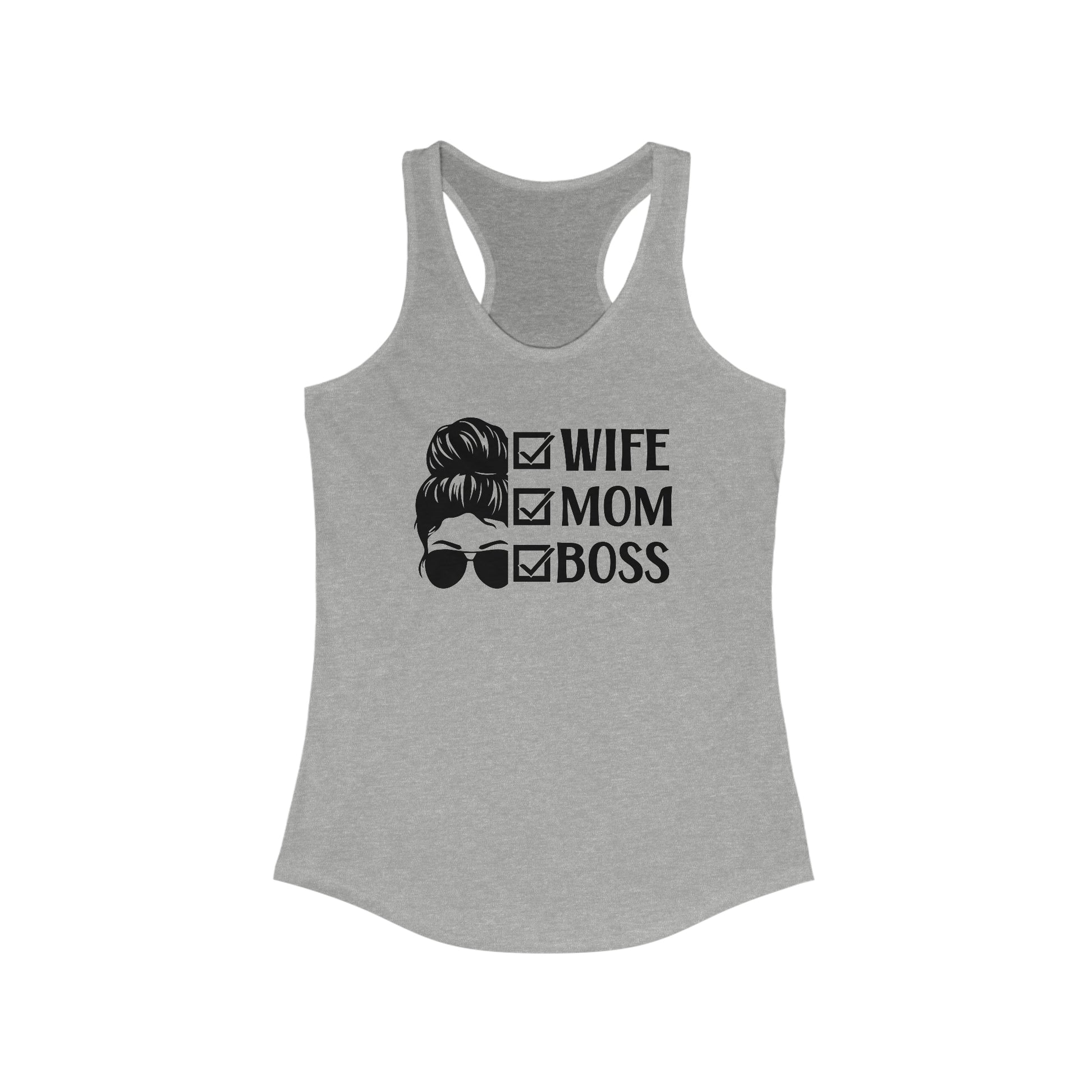 "Wife, Mom, Boss" Women's Tank Top - Weave Got Gifts - Unique Gifts You Won’t Find Anywhere Else!