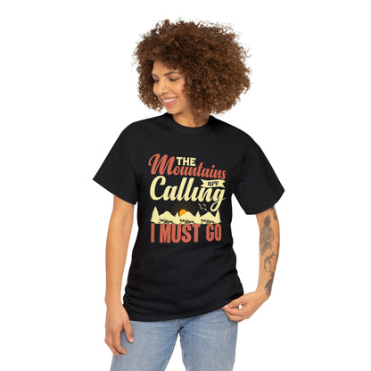 "The Mountains Are Calling" T-Shirt - Weave Got Gifts - Unique Gifts You Won’t Find Anywhere Else!