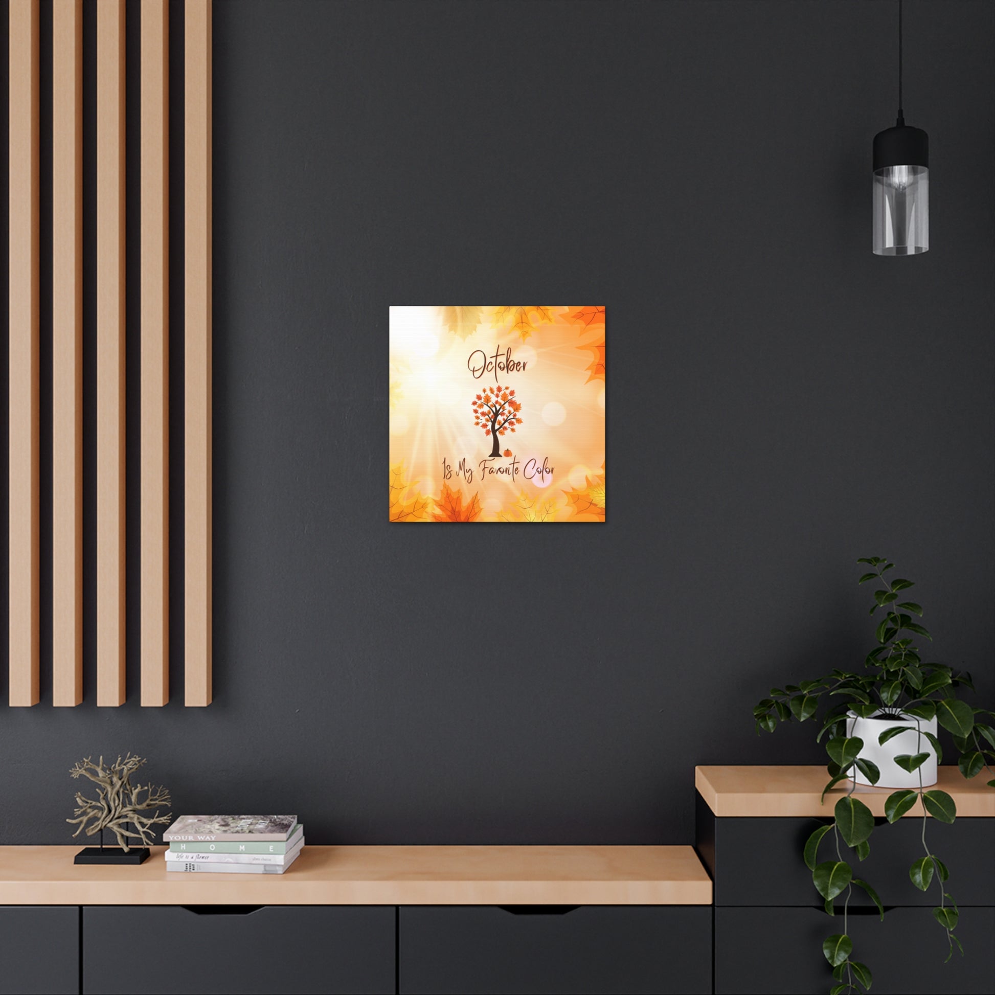 "October Is My Favorite Color" Wall Art - Weave Got Gifts - Unique Gifts You Won’t Find Anywhere Else!