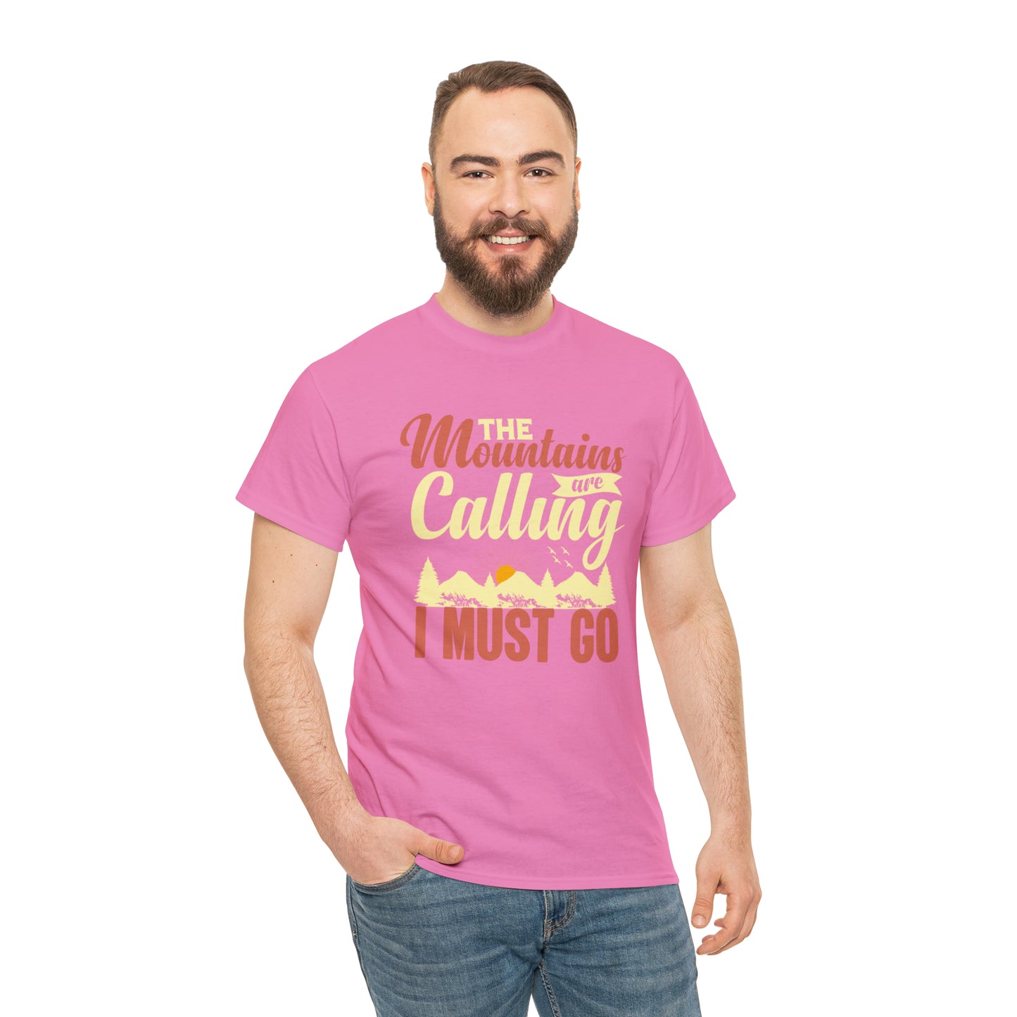 "The Mountains Are Calling" T-Shirt - Weave Got Gifts - Unique Gifts You Won’t Find Anywhere Else!