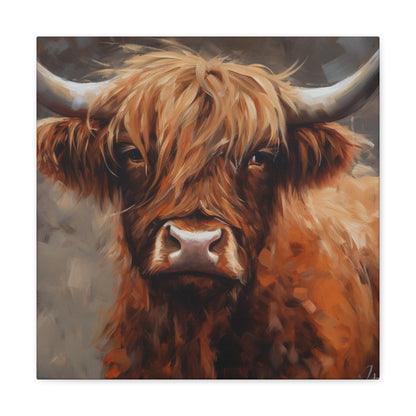 "Highland Cow Painting" Wall Art - Weave Got Gifts - Unique Gifts You Won’t Find Anywhere Else!