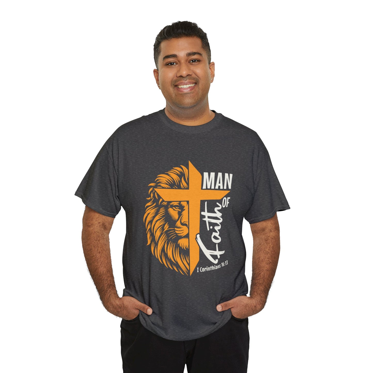 "Man Of Faith" T-Shirt - Weave Got Gifts - Unique Gifts You Won’t Find Anywhere Else!