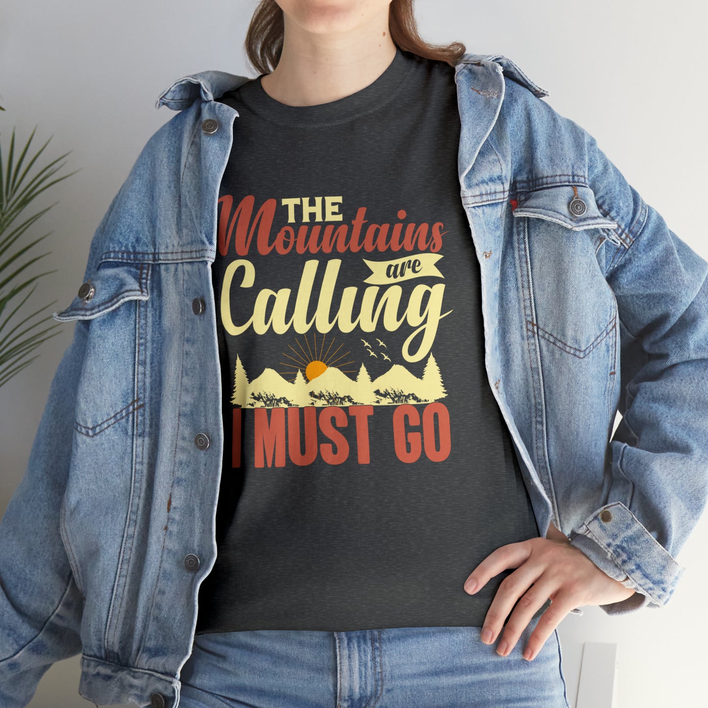 "The Mountains Are Calling" T-Shirt - Weave Got Gifts - Unique Gifts You Won’t Find Anywhere Else!