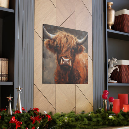 "Highland Cow Painting" Wall Art - Weave Got Gifts - Unique Gifts You Won’t Find Anywhere Else!