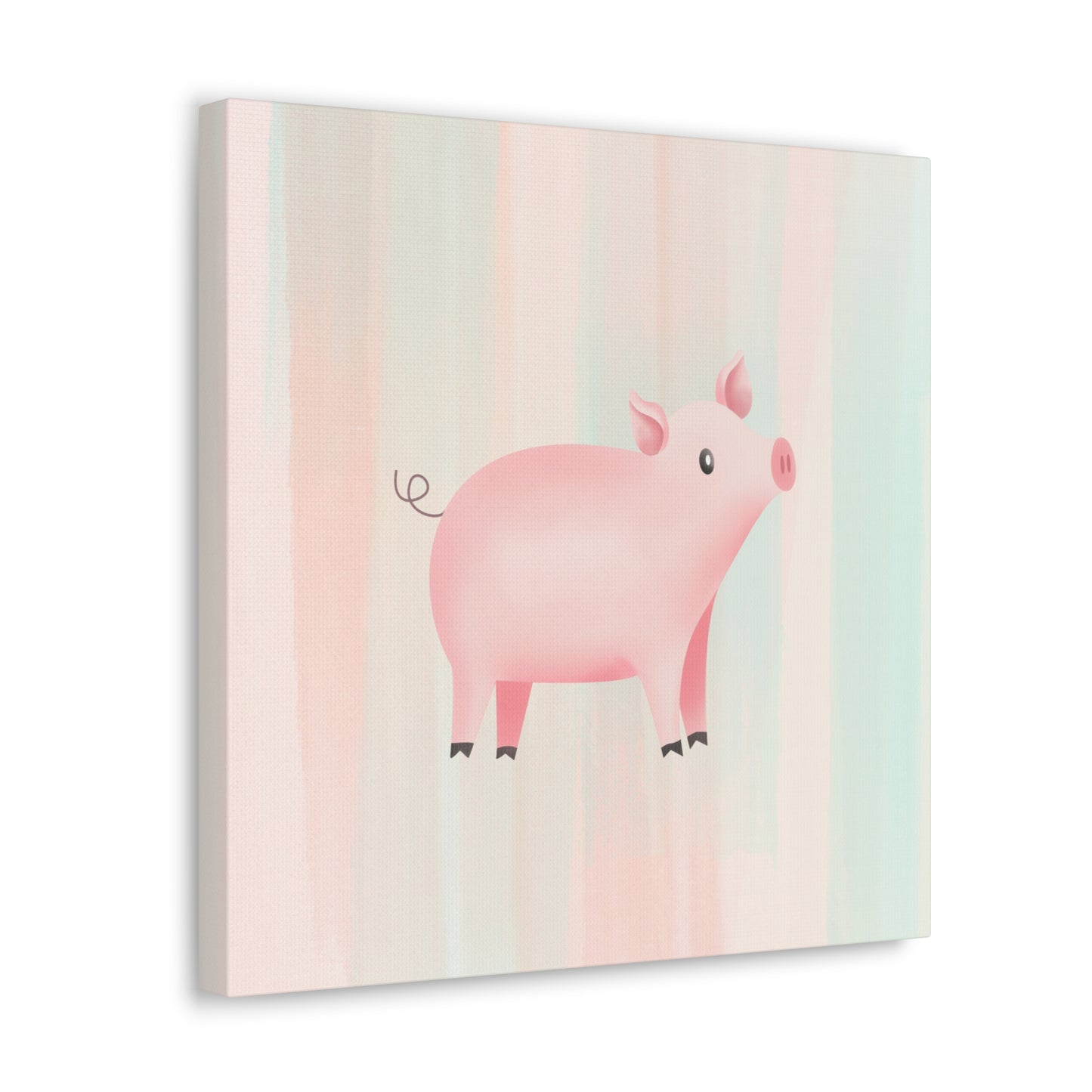 "Cute Pig" Nursery Wall Art - Weave Got Gifts - Unique Gifts You Won’t Find Anywhere Else!