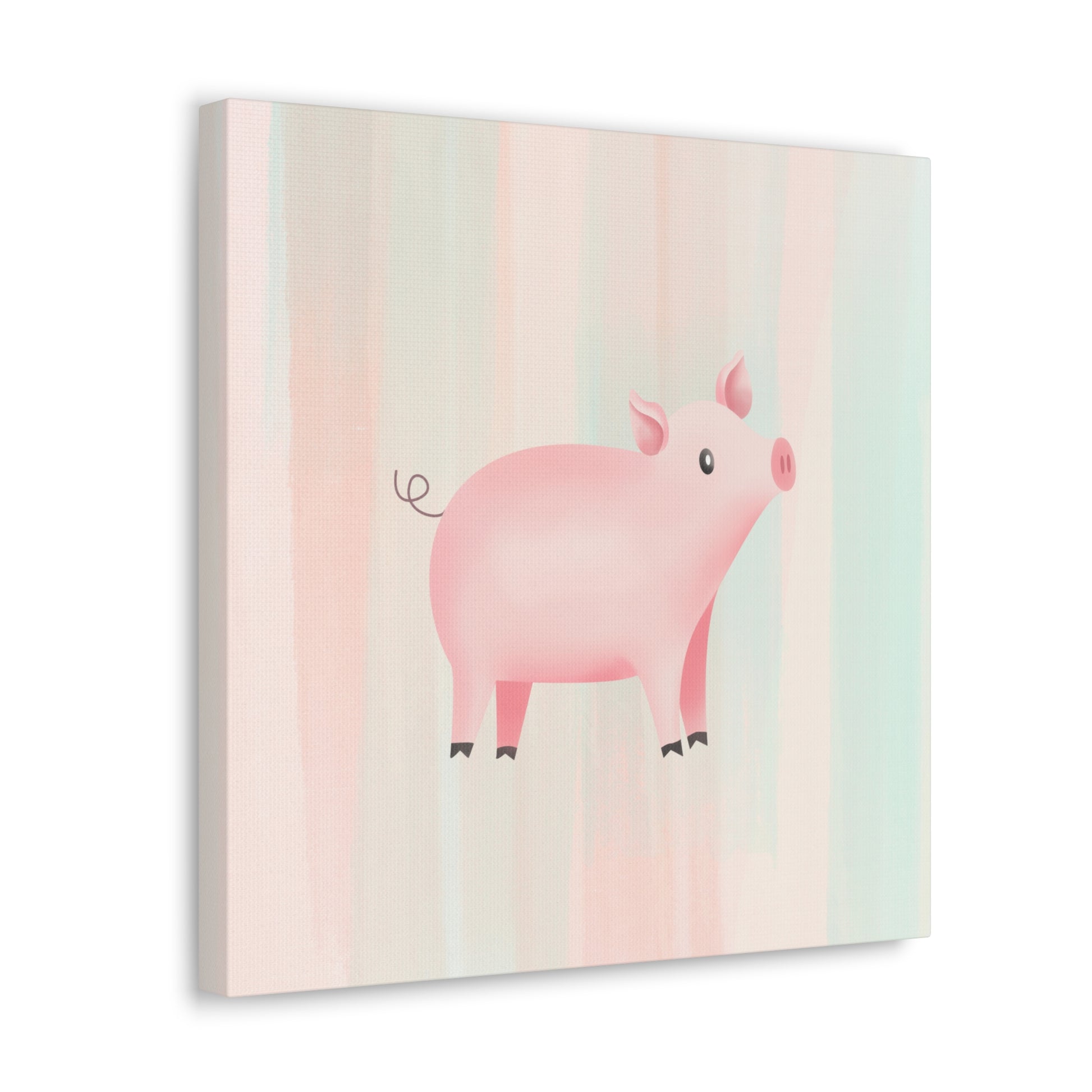 "Cute Pig" Nursery Wall Art - Weave Got Gifts - Unique Gifts You Won’t Find Anywhere Else!