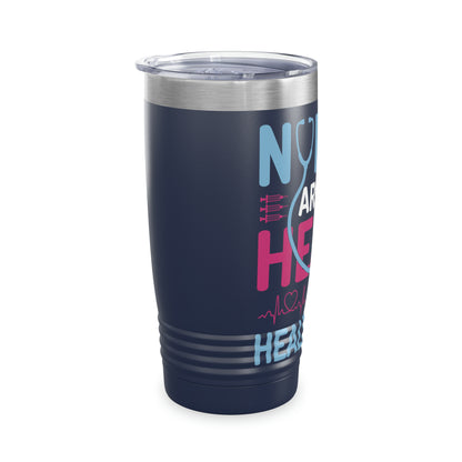 "Nurses Are The Heart Of Healthcare" Tumbler - Weave Got Gifts - Unique Gifts You Won’t Find Anywhere Else!