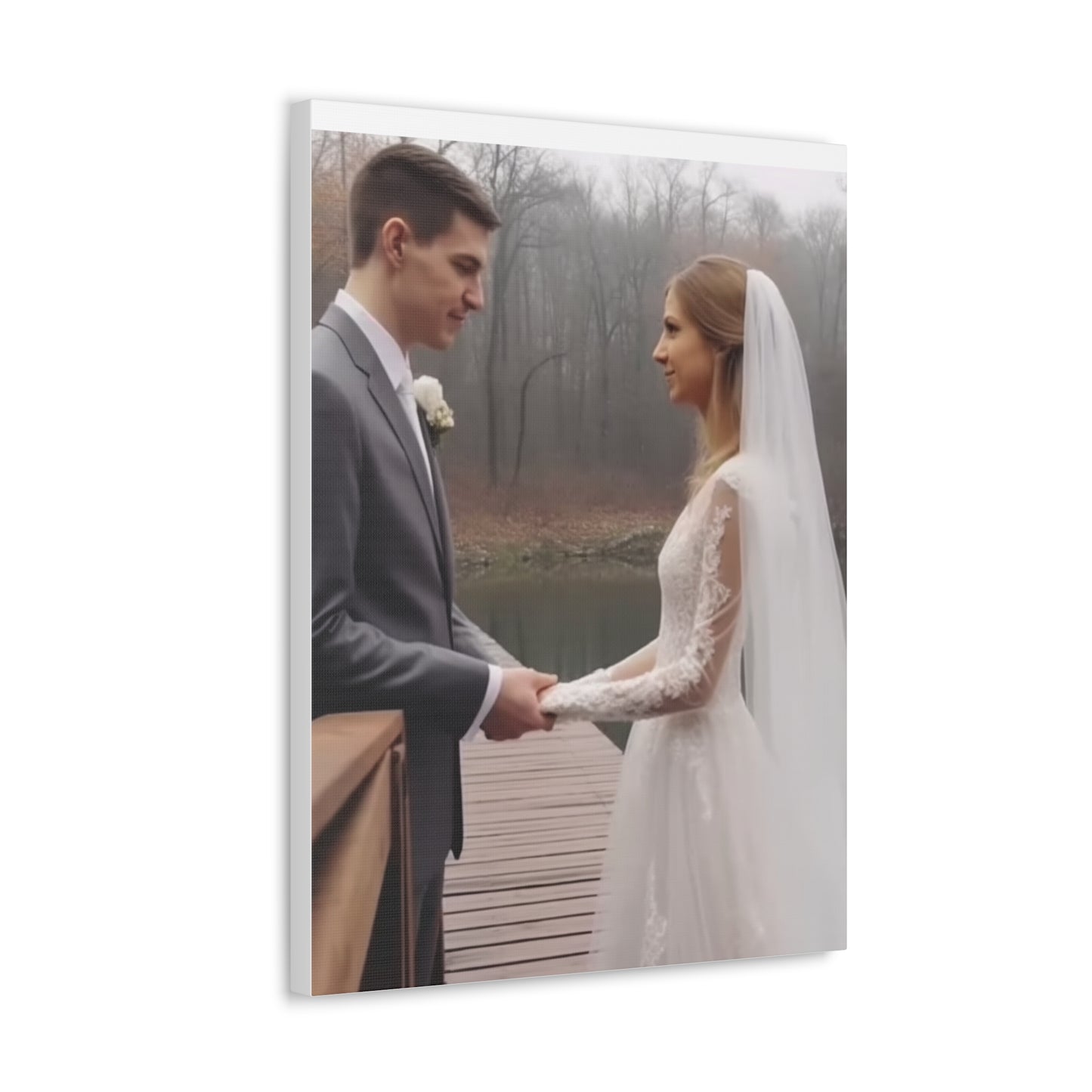 "Wedding Day" Custom Photo Wall Print - Weave Got Gifts - Unique Gifts You Won’t Find Anywhere Else!