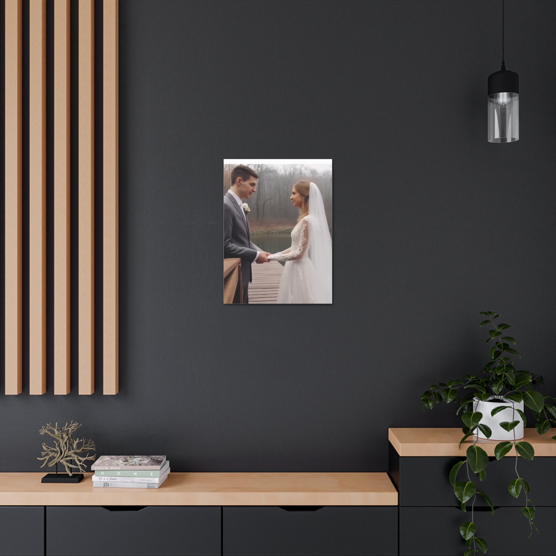 "Wedding Day" Custom Photo Wall Print - Weave Got Gifts - Unique Gifts You Won’t Find Anywhere Else!