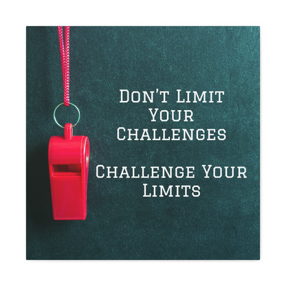 "Don't Limit Your Challenges" Wall Art - Weave Got Gifts - Unique Gifts You Won’t Find Anywhere Else!