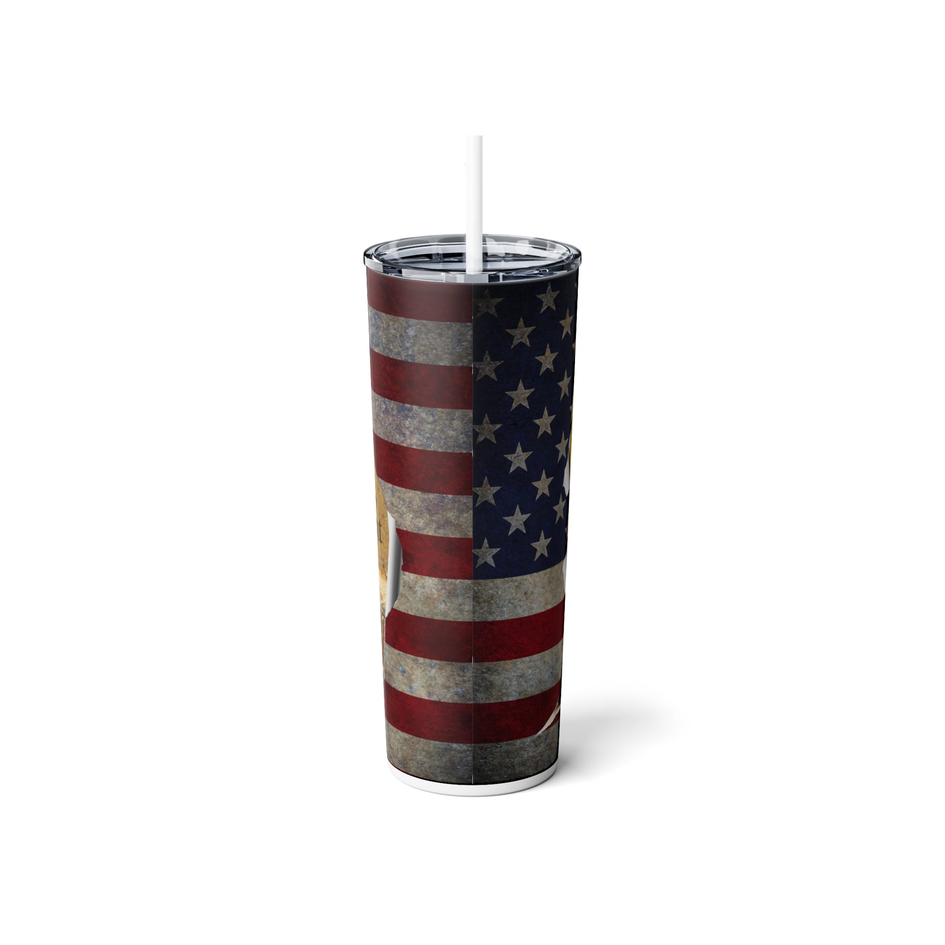 "American Don't Tread On Me 1776" Steel Tumbler with Straw - Weave Got Gifts - Unique Gifts You Won’t Find Anywhere Else!