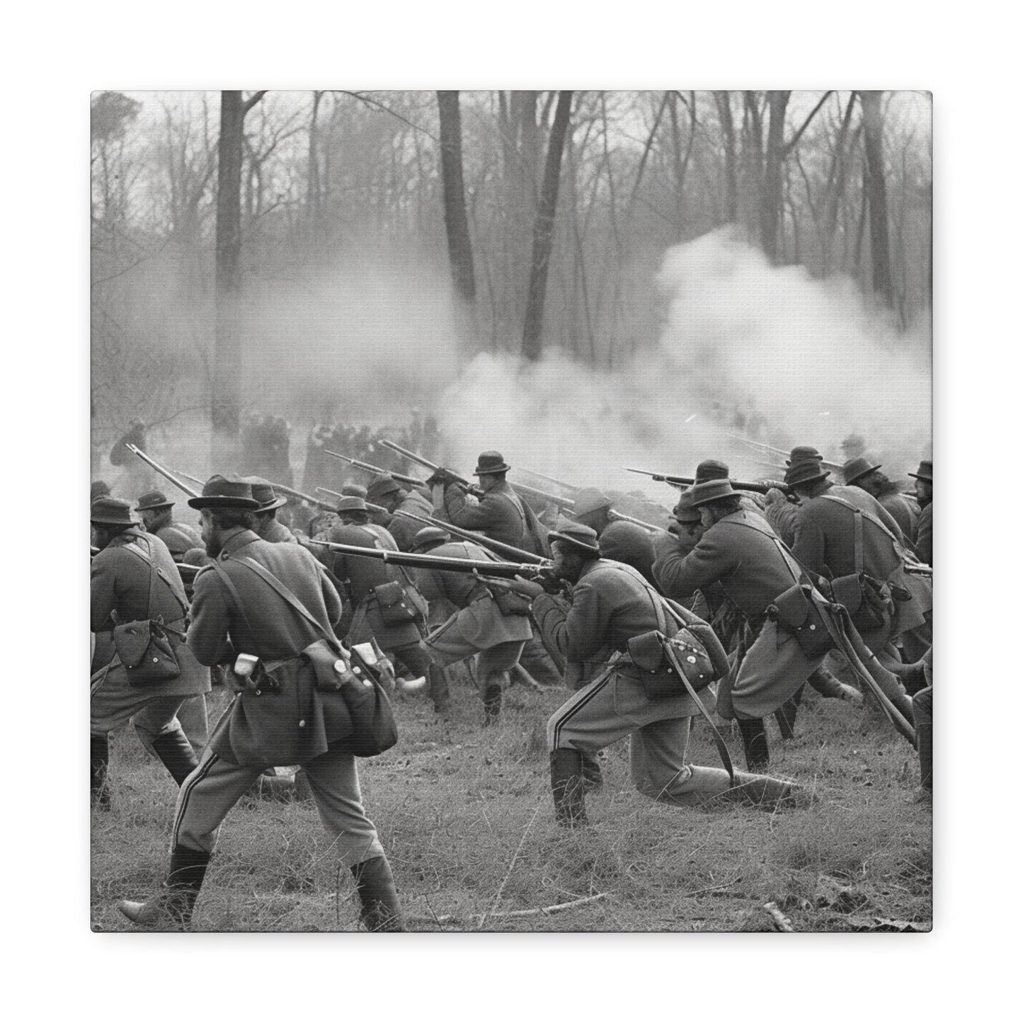 Rustic American Civil War wall art
