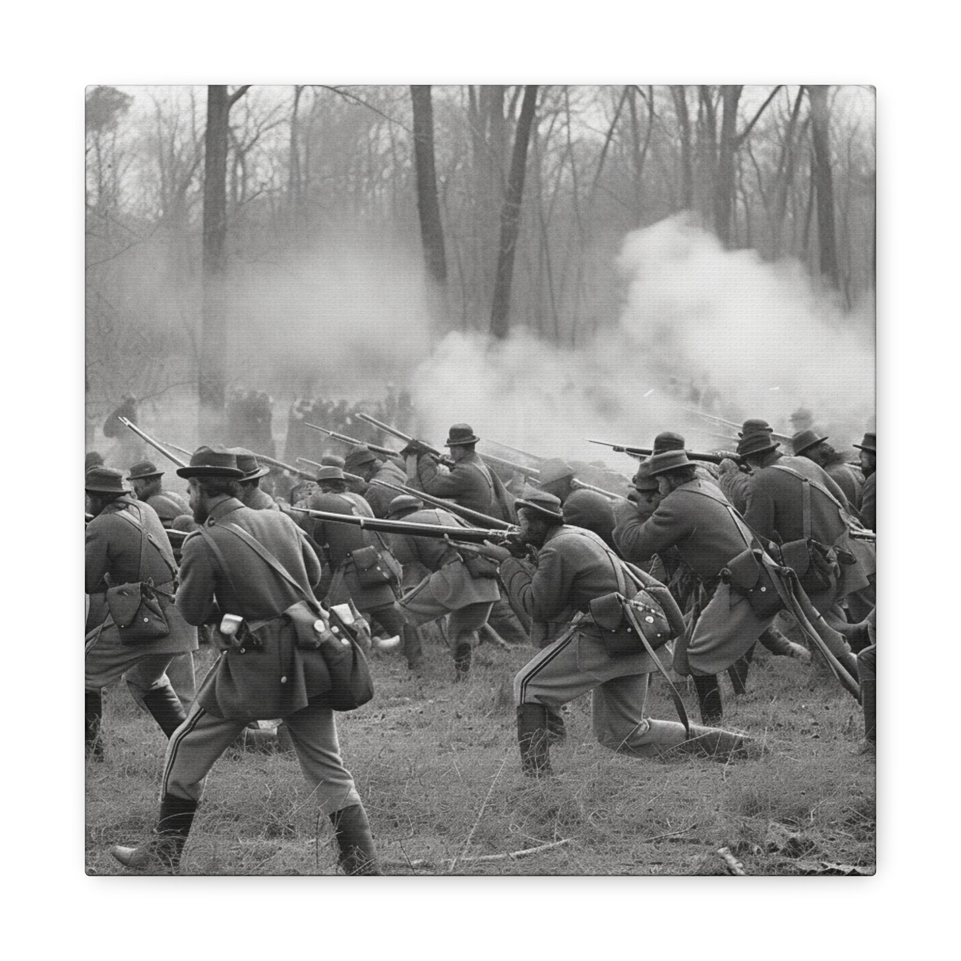 Rustic American Civil War wall art
