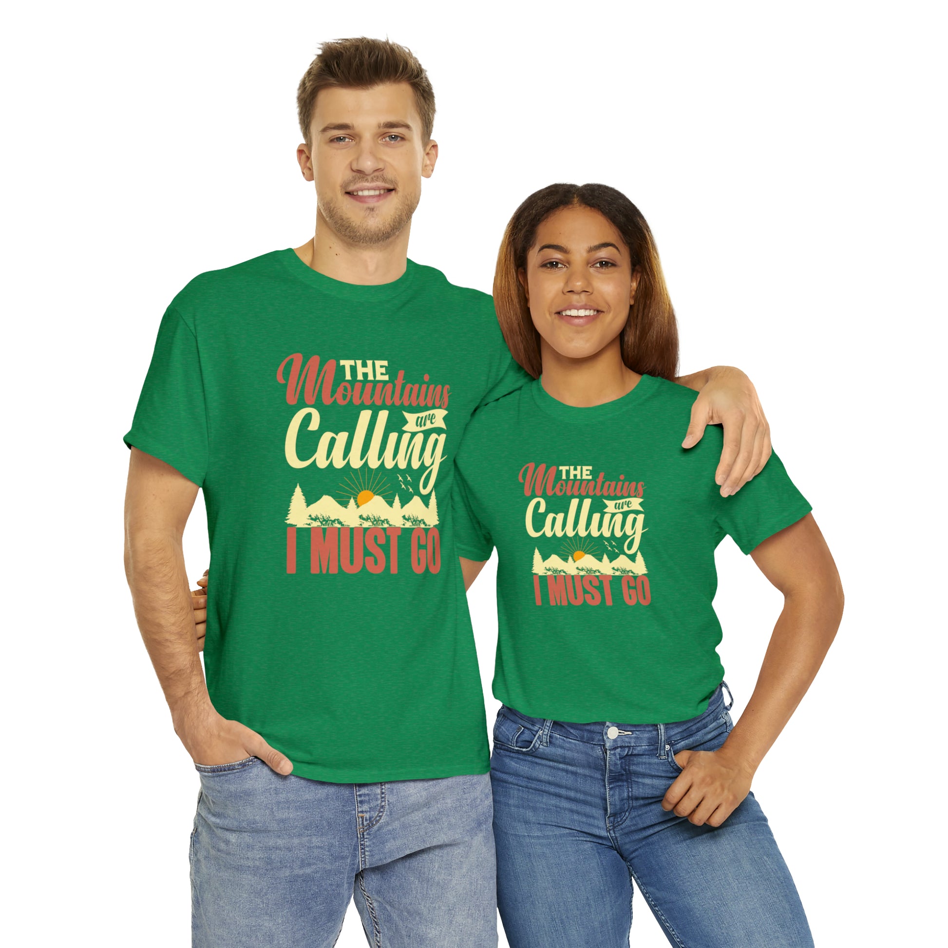 "The Mountains Are Calling" T-Shirt - Weave Got Gifts - Unique Gifts You Won’t Find Anywhere Else!