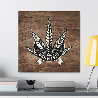 "Vintage Cannabis" Wall Art - Weave Got Gifts - Unique Gifts You Won’t Find Anywhere Else!