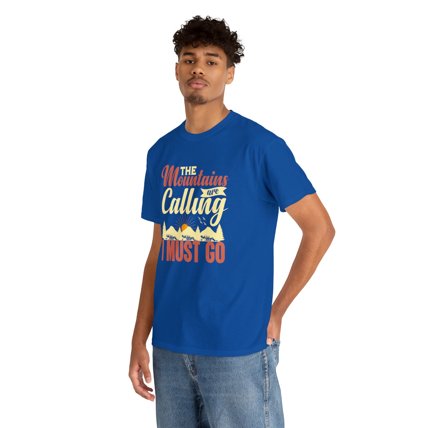 "The Mountains Are Calling" T-Shirt - Weave Got Gifts - Unique Gifts You Won’t Find Anywhere Else!