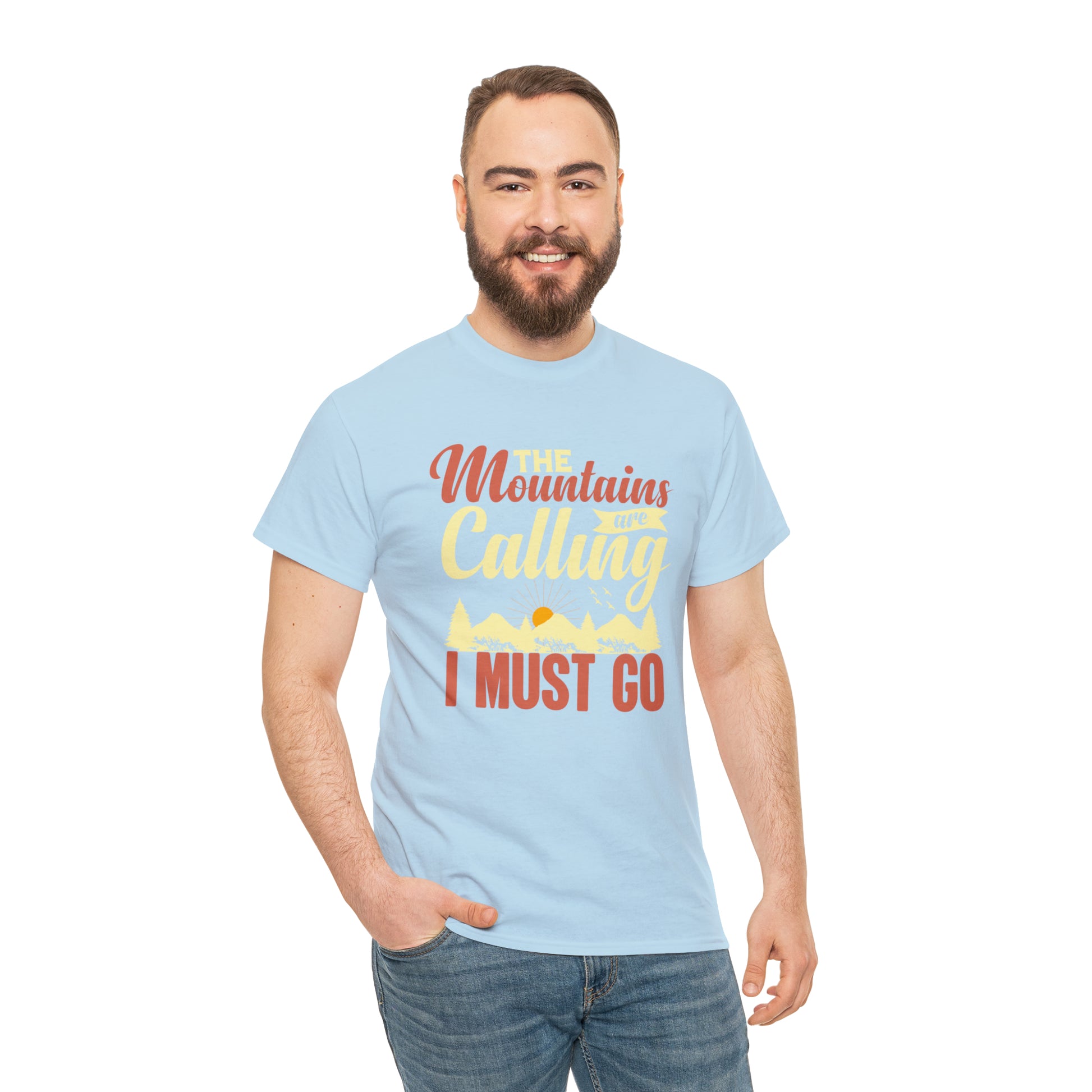 "The Mountains Are Calling" T-Shirt - Weave Got Gifts - Unique Gifts You Won’t Find Anywhere Else!