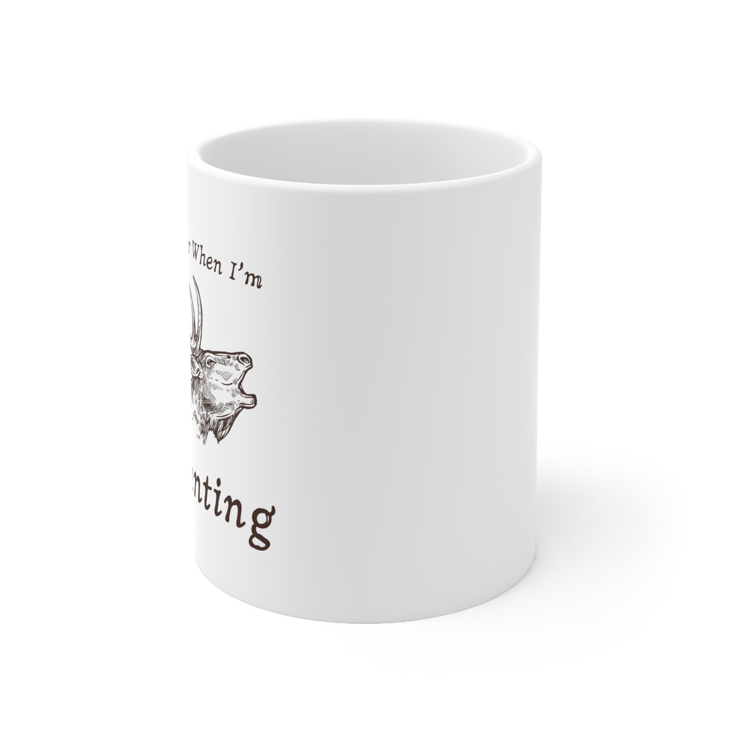 Best hunting gifts for men – ceramic elk mug

