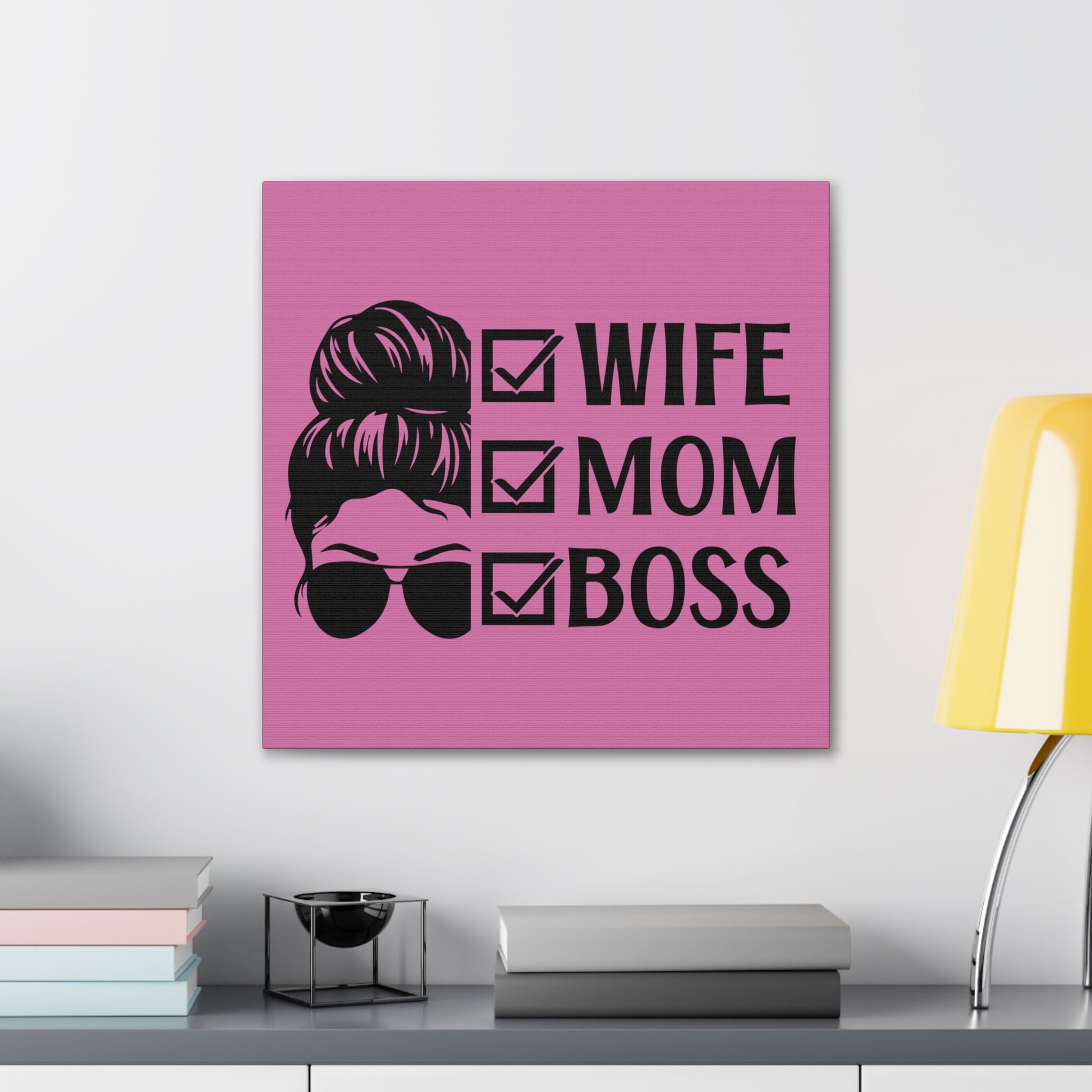 "Wife, Mom, Boss" Wall Art - Weave Got Gifts - Unique Gifts You Won’t Find Anywhere Else!