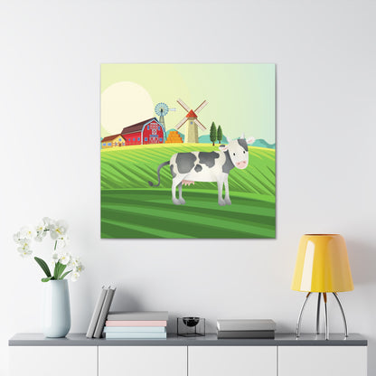 "Cow On A Farm" Kids Wall Art - Weave Got Gifts - Unique Gifts You Won’t Find Anywhere Else!