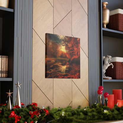 "Sunset Forest" Canvas Wall Art - Weave Got Gifts - Unique Gifts You Won’t Find Anywhere Else!