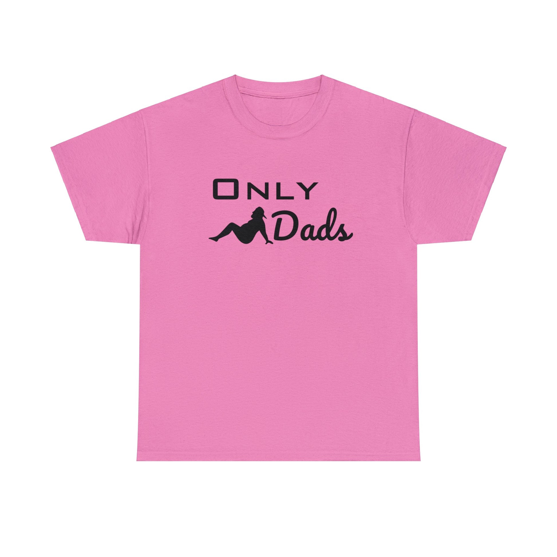 Classic fit "Only Dads" t-shirt with no side seams for everyday comfort.