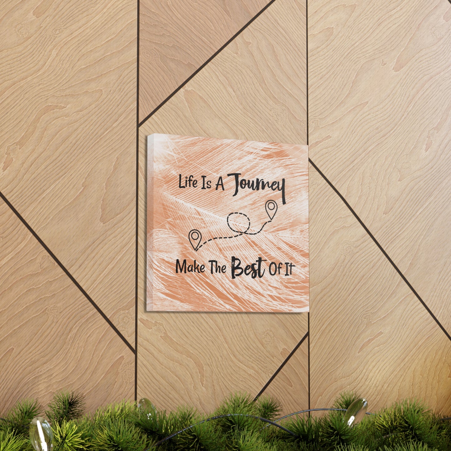 "Life Is A Journey, Make The Best Of It" Wall Art - Weave Got Gifts - Unique Gifts You Won’t Find Anywhere Else!