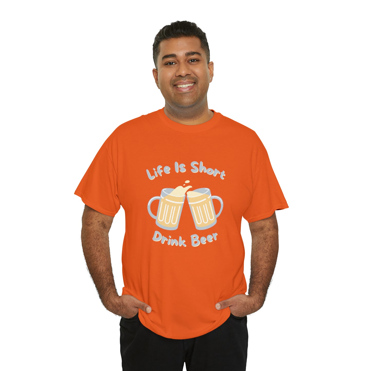 "Life Is Short, Drink Beer" T-Shirt - Weave Got Gifts - Unique Gifts You Won’t Find Anywhere Else!