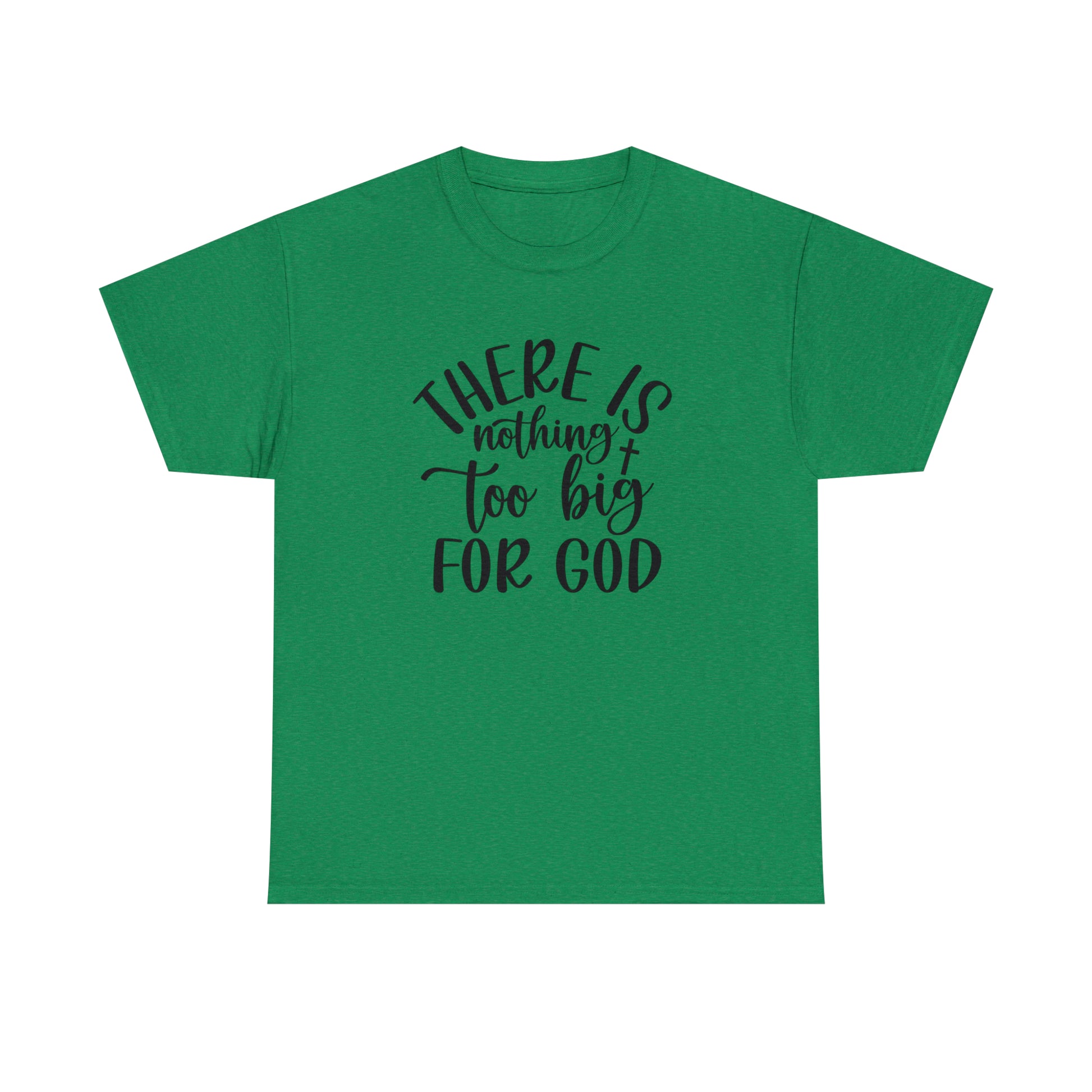 Men's faith-based t-shirt featuring bold Christian statement
