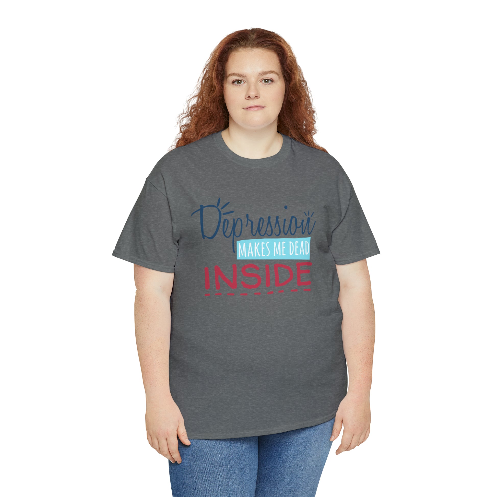 "Depression Makes Me Dead Inside" T-Shirt - Weave Got Gifts - Unique Gifts You Won’t Find Anywhere Else!