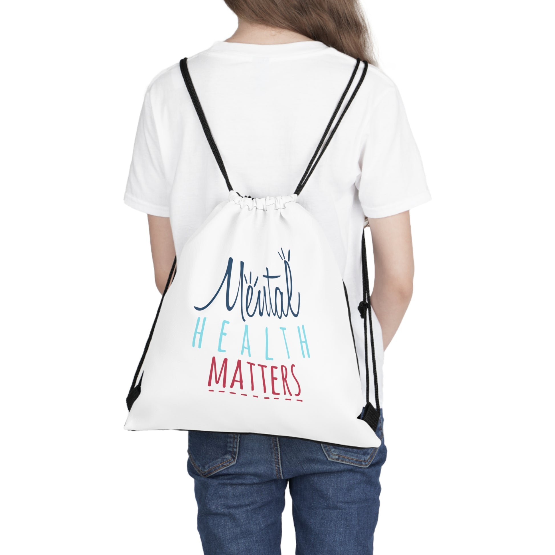 "Mental Health Matters" Drawstring Bag - Weave Got Gifts - Unique Gifts You Won’t Find Anywhere Else!