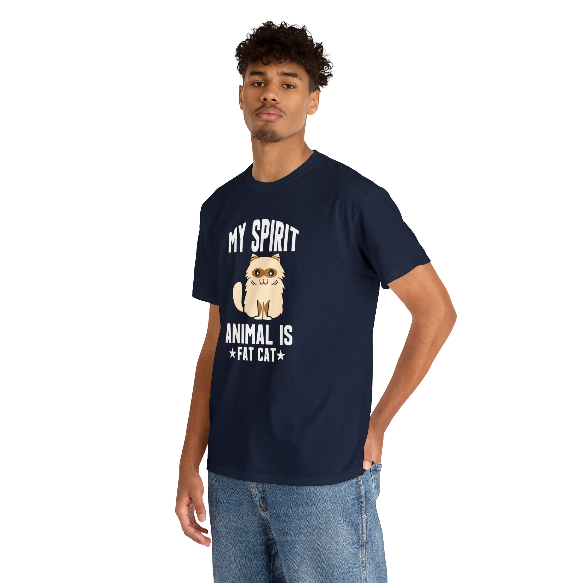 "Fat Cat Spirit Animal" T-Shirt - Weave Got Gifts - Unique Gifts You Won’t Find Anywhere Else!