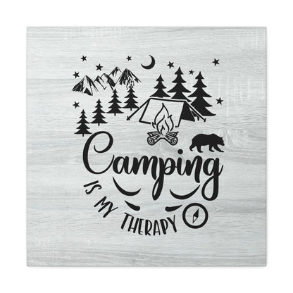 "Camping Is My Therapy" Wall Art - Weave Got Gifts - Unique Gifts You Won’t Find Anywhere Else!