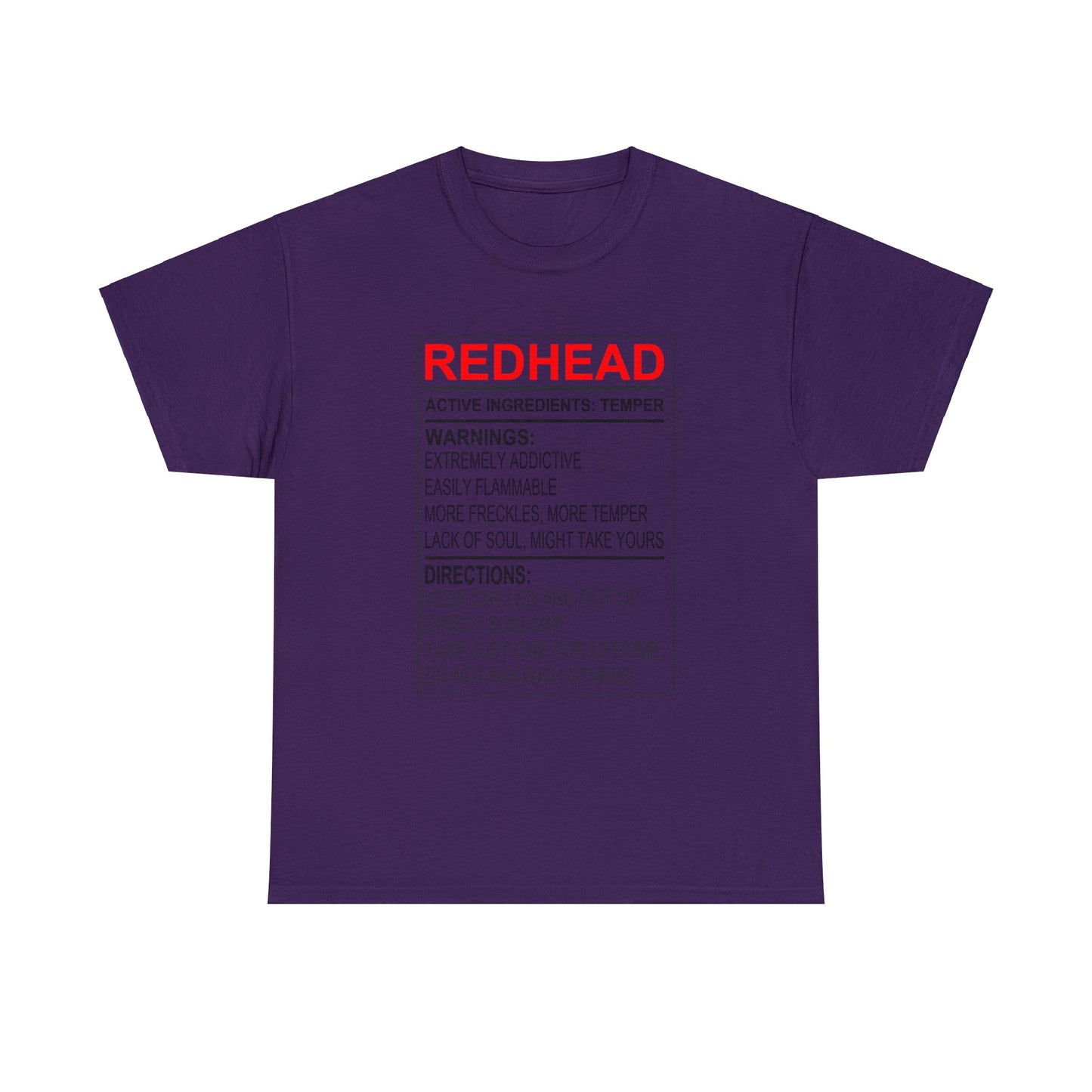 "Redhead Warning" T-Shirt - Weave Got Gifts - Unique Gifts You Won’t Find Anywhere Else!