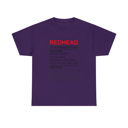 "Redhead Warning" T-Shirt - Weave Got Gifts - Unique Gifts You Won’t Find Anywhere Else!