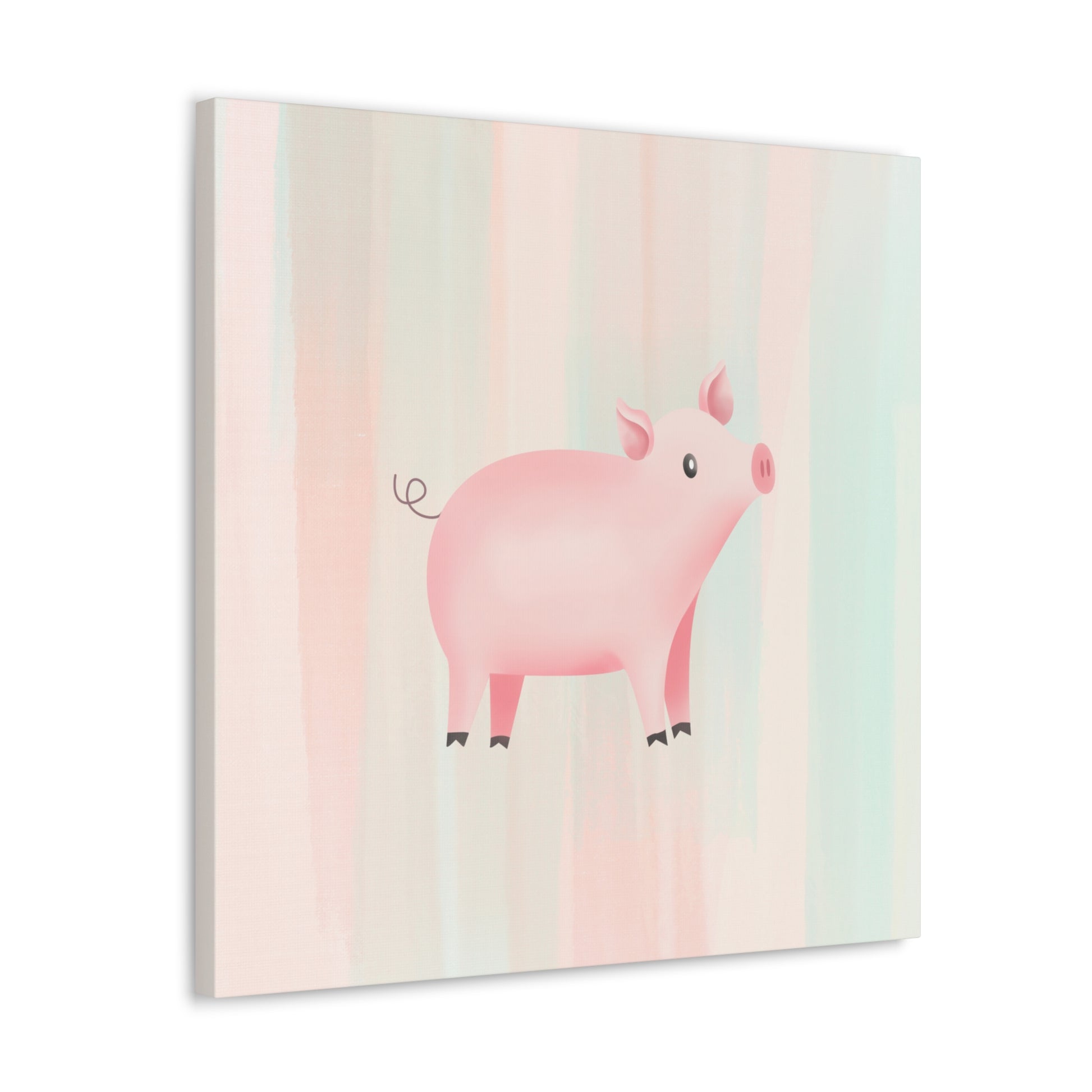 "Cute Pig" Nursery Wall Art - Weave Got Gifts - Unique Gifts You Won’t Find Anywhere Else!