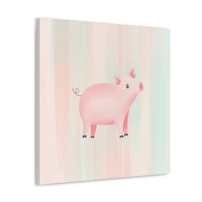 "Cute Pig" Nursery Wall Art - Weave Got Gifts - Unique Gifts You Won’t Find Anywhere Else!