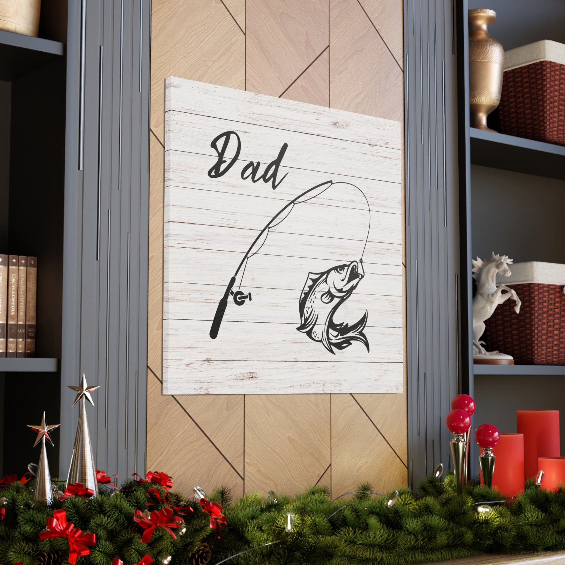 "Fishing Dad" Wall Art - Weave Got Gifts - Unique Gifts You Won’t Find Anywhere Else!