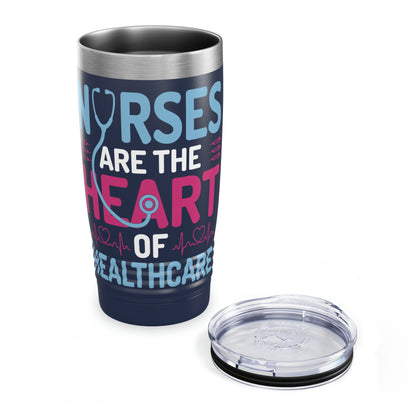 "Nurses Are The Heart Of Healthcare" Tumbler - Weave Got Gifts - Unique Gifts You Won’t Find Anywhere Else!